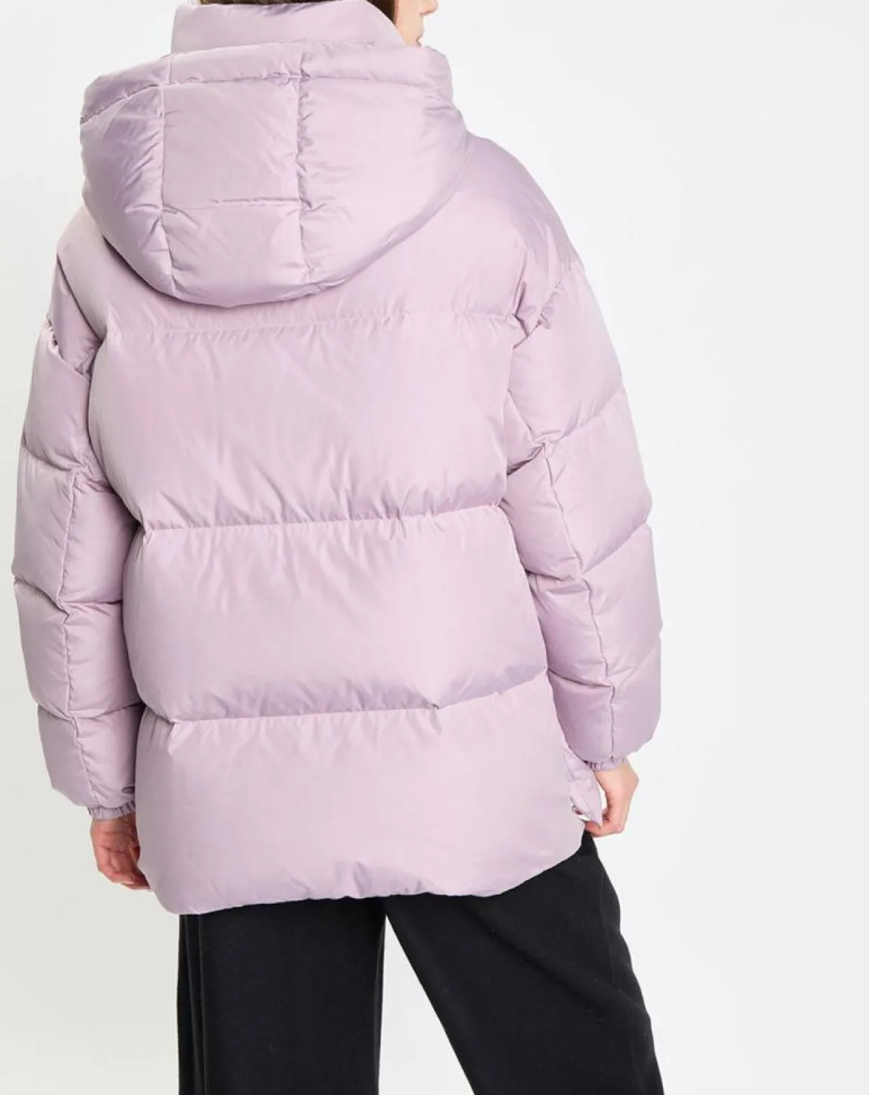 Doudoune courte à capuche violet clair-Marc O'Polo Best