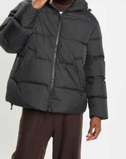 Doudoune courte à capuche Puffer noire-Marc O'Polo Online