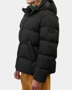 Doudoune courte à capuche Puffer noire-Marc O'Polo Online