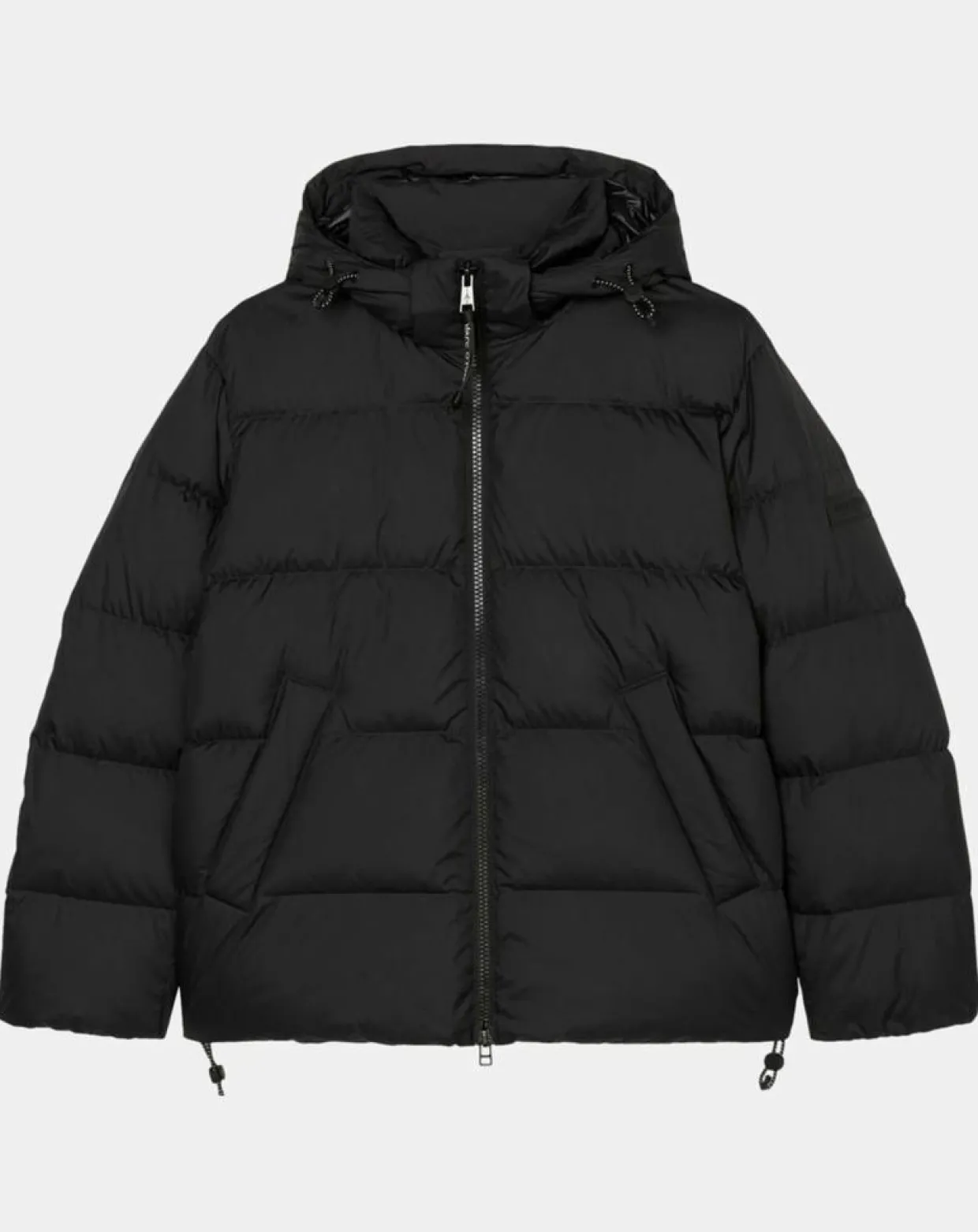 Doudoune courte à capuche Puffer noire-Marc O'Polo Online