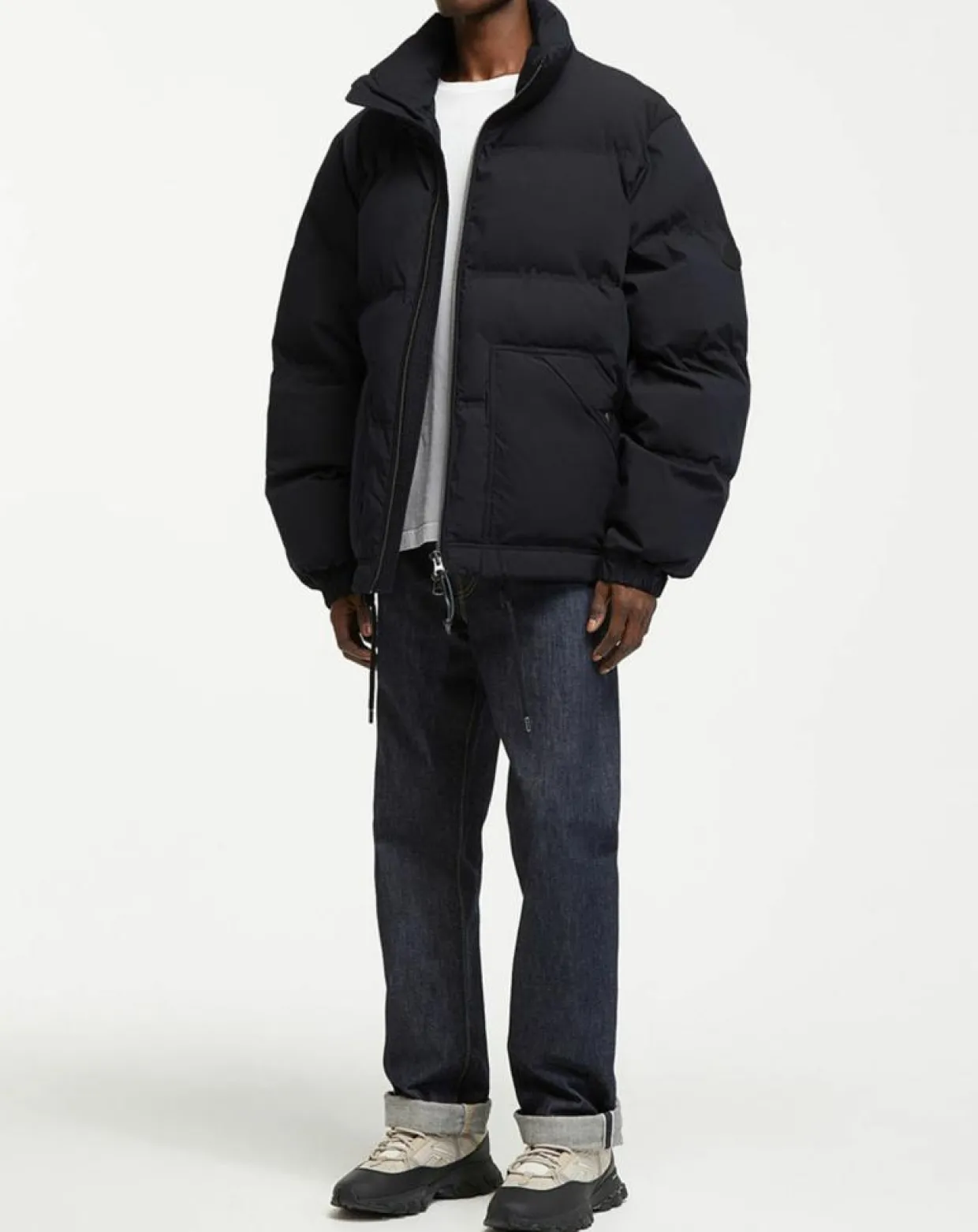 Homme Gant Manteaux^Doudoune courte noire