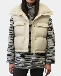 Femme Marc O'Polo Manteaux^Doudoune courte sans manches Colh beige