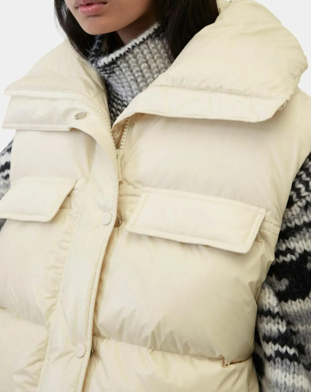 Femme Marc O'Polo Manteaux^Doudoune courte sans manches Colh beige