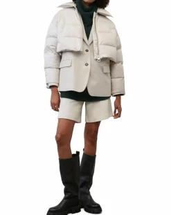 Femme Marc O'Polo Manteaux^Doudoune Cropped écrue