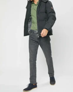 Homme Hackett London Manteaux^Doudoune en Flanelle Puffer gris foncé