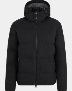 Homme Hackett London Manteaux^Doudoune en Flanelle Puffer gris foncé