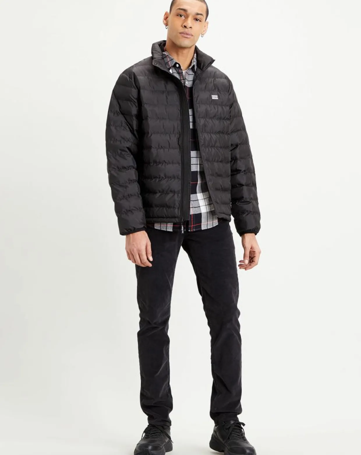 Doudoune fine Presidio pliable noire-Levi's® Clearance