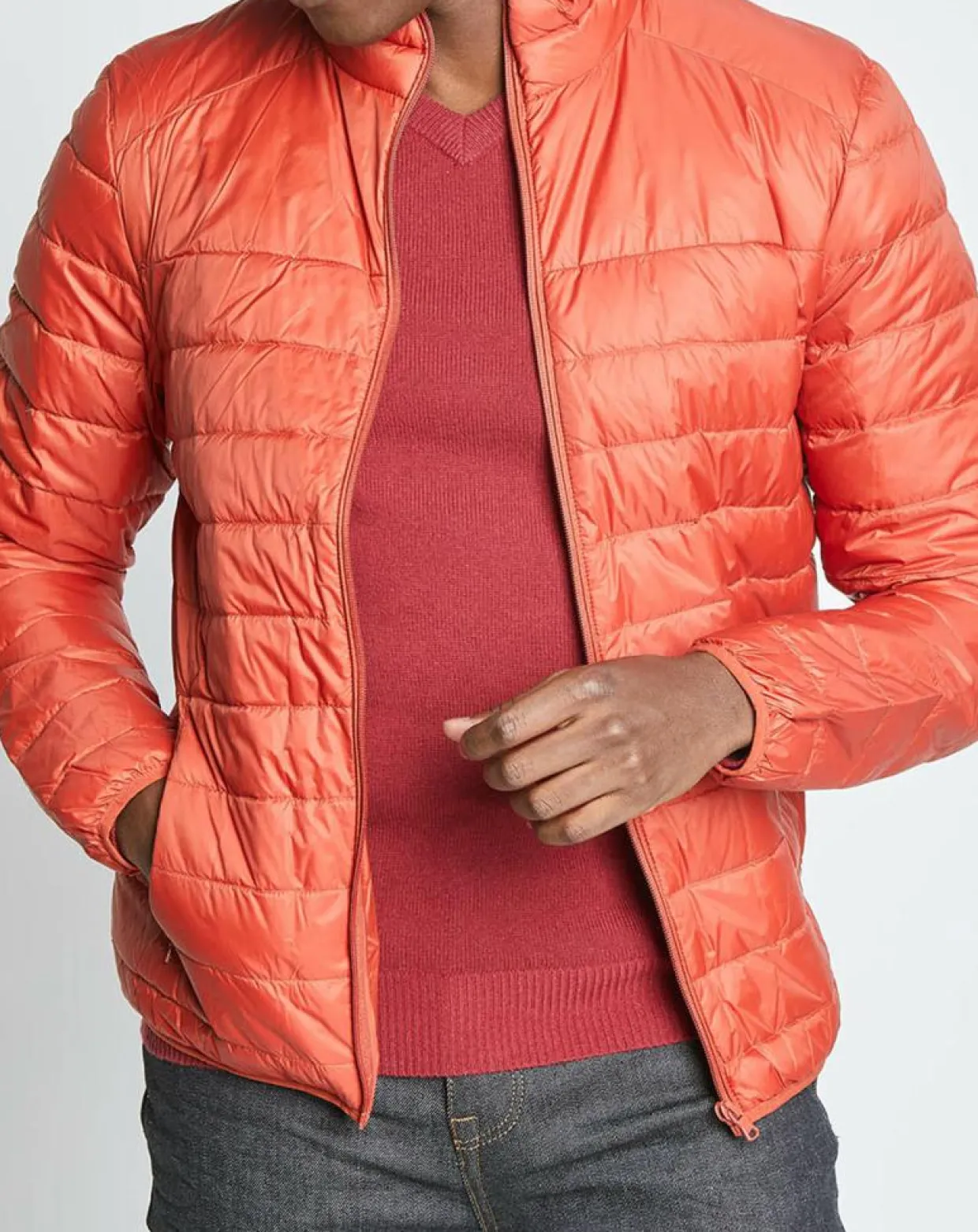 Homme Galeries Lafayette Manteaux^Doudoune légère Lalight orange