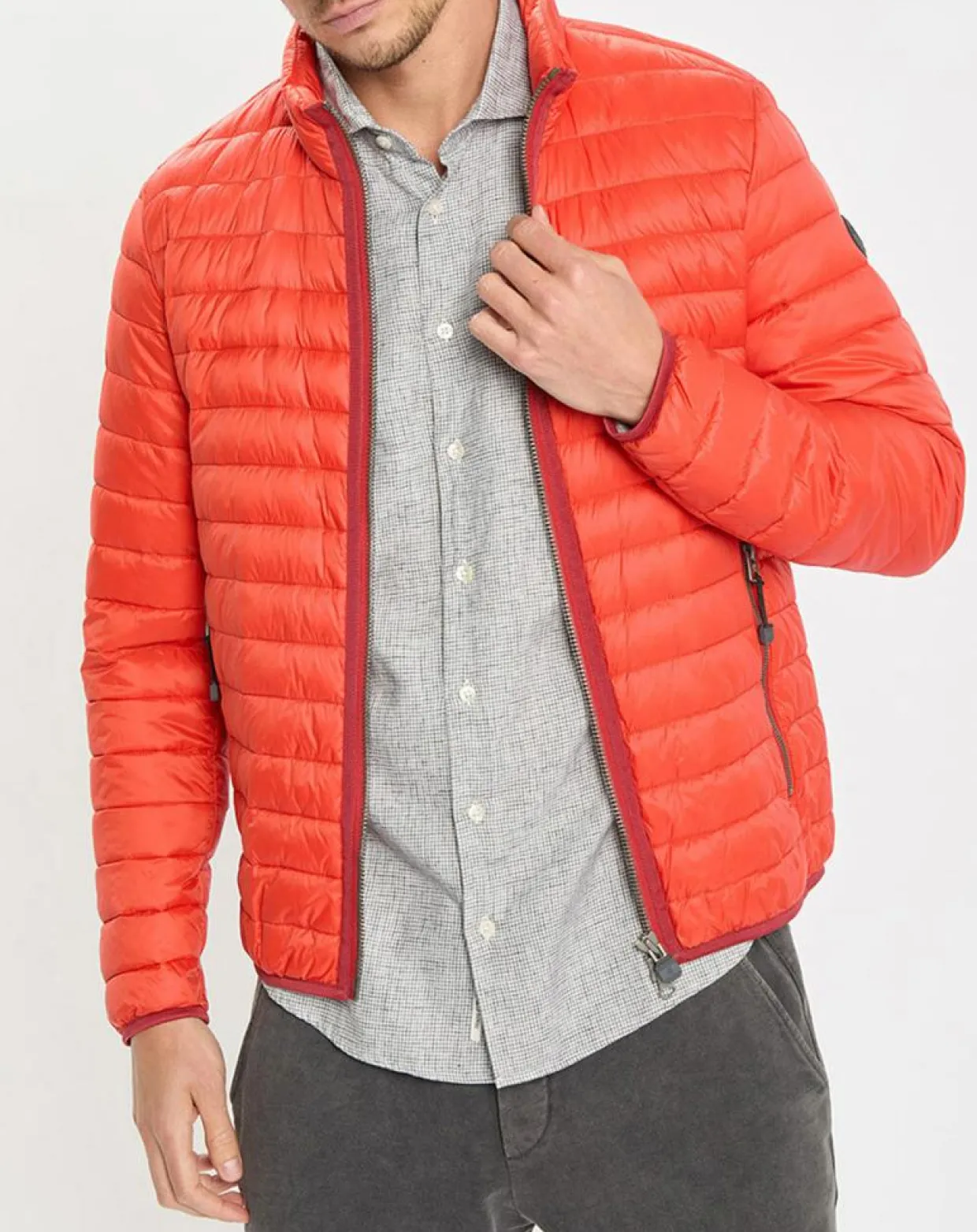 Doudoune light manches longues rouge-Marc O'Polo Outlet