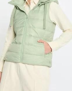 Doudoune Light sans manches vert clair-Marc O'Polo Sale