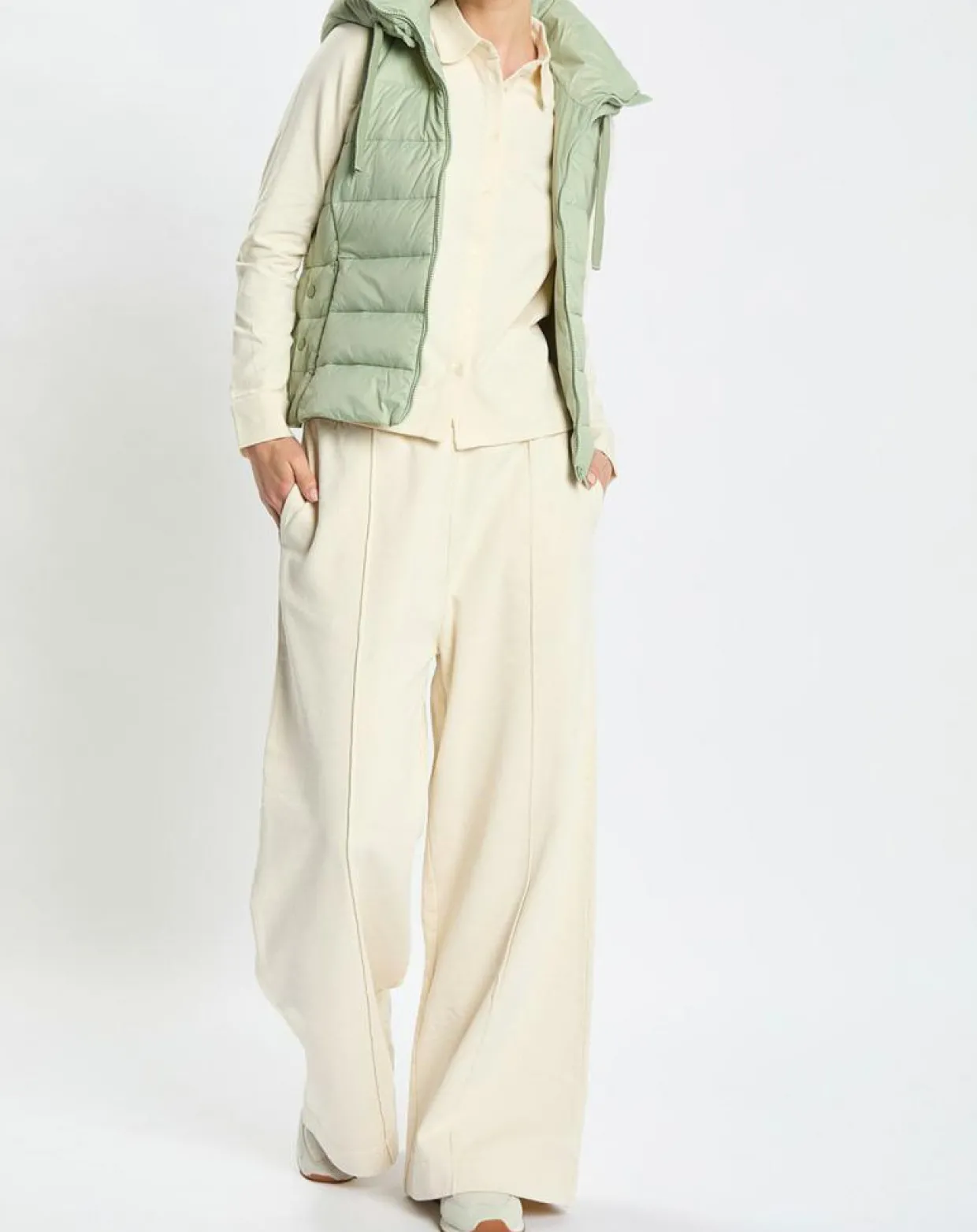 Doudoune Light sans manches vert clair-Marc O'Polo Sale