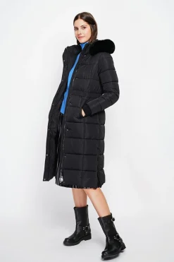 Femme Assuili Manteaux^Doudoune longue noire