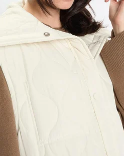 Doudoune longue sans manches padded beige-Marc O'Polo Hot