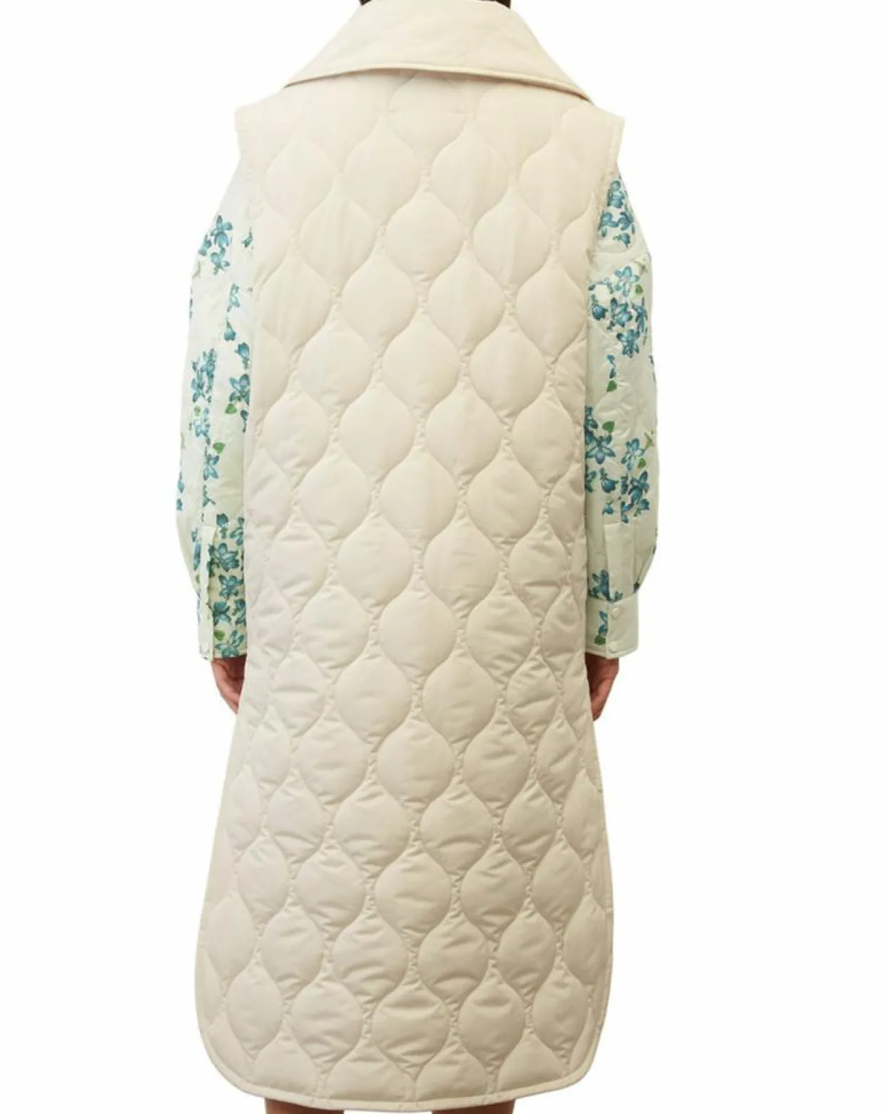 Doudoune longue sans manches padded beige-Marc O'Polo Hot
