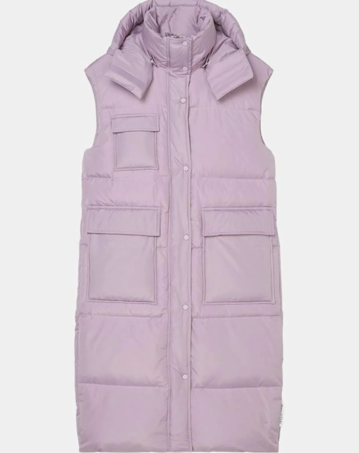 Femme Marc O'Polo Manteaux^Doudoune longue sans manches 3 poches violet clair