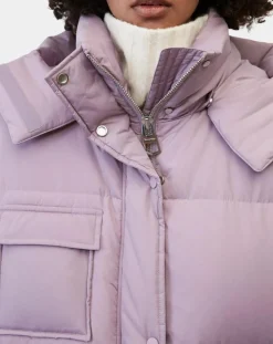 Femme Marc O'Polo Manteaux^Doudoune longue sans manches 3 poches violet clair