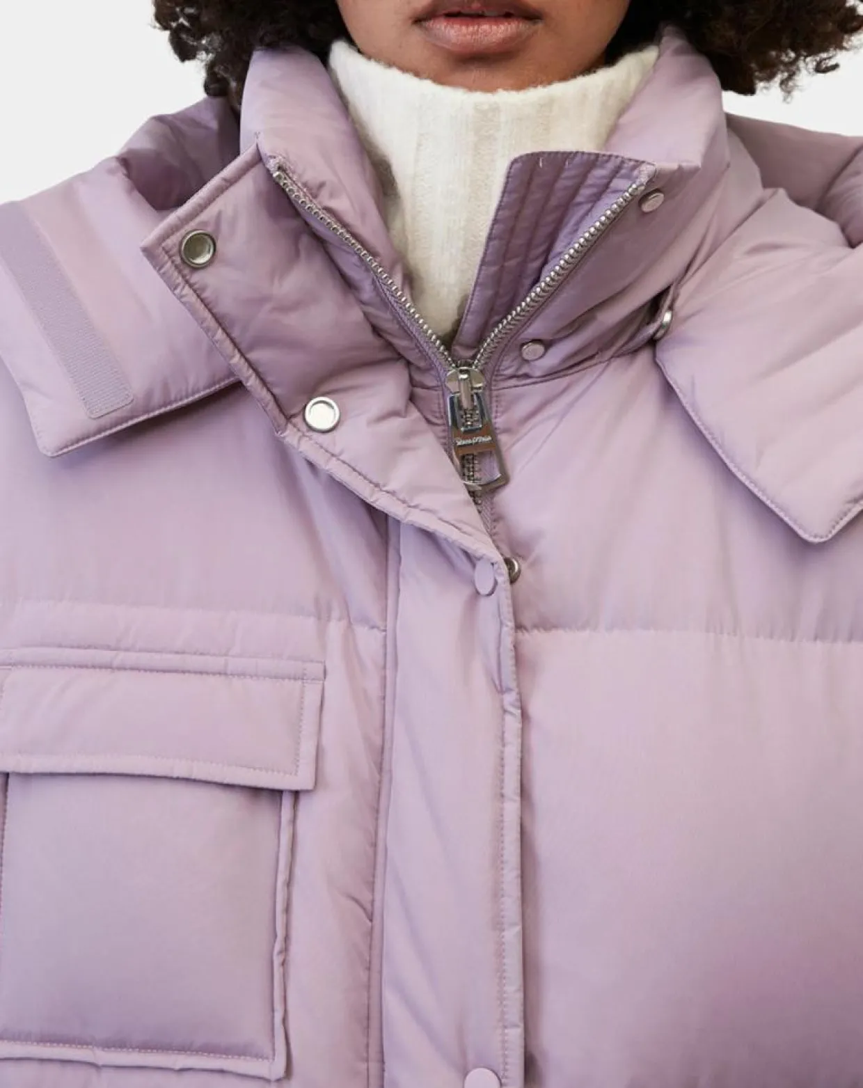 Femme Marc O'Polo Manteaux^Doudoune longue sans manches 3 poches violet clair