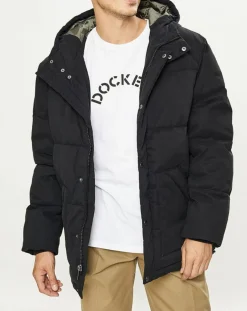 Doudoune Micro Twill Barn Puffer noire-Dockers Sale