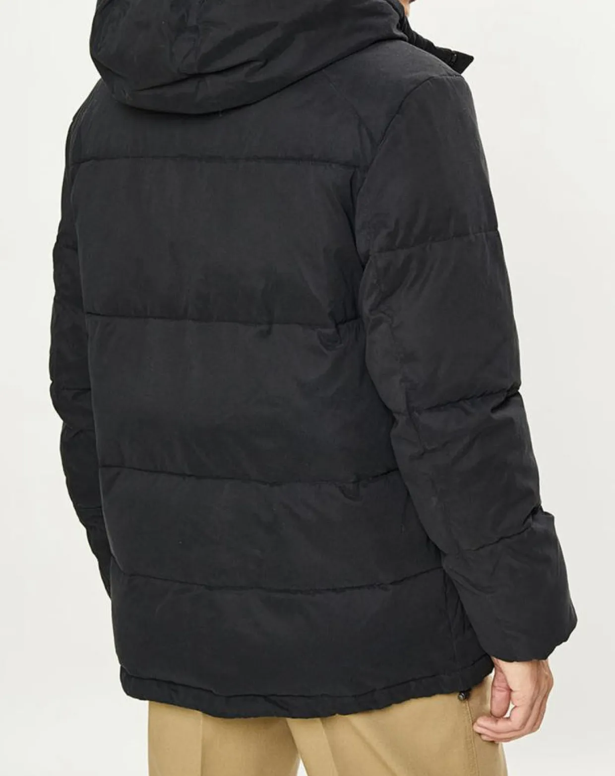 Doudoune Micro Twill Barn Puffer noire-Dockers Sale