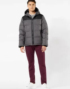 Doudoune Mix Media Hoody grise-Dockers Discount