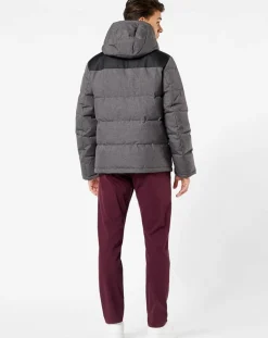 Doudoune Mix Media Hoody grise-Dockers Discount