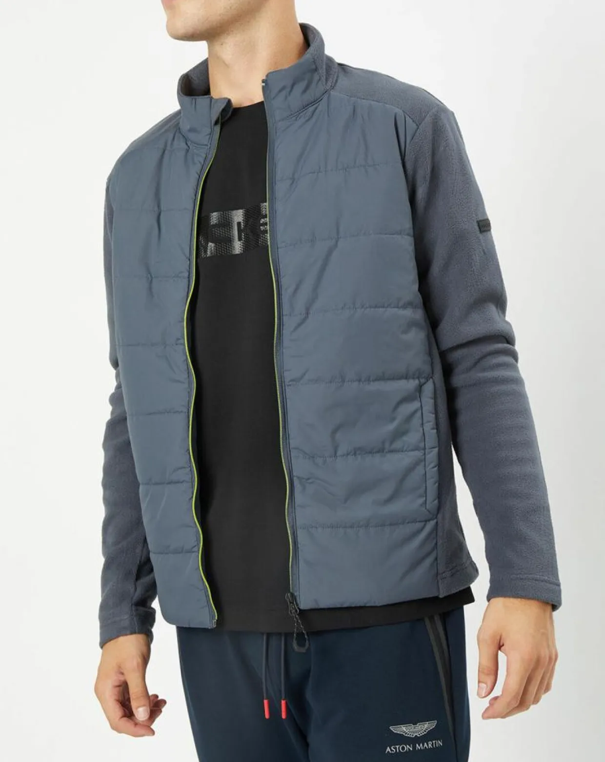 Doudoune polaire gris foncé-Hackett London Outlet
