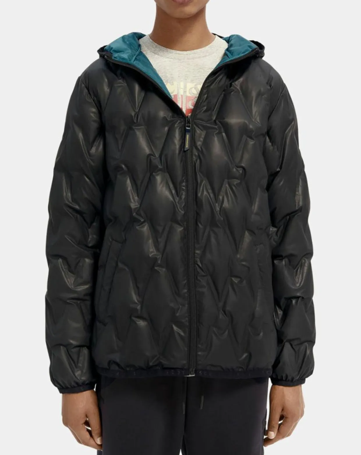 Doudoune rembourrage repreve noire-Scotch & Soda Clearance