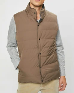 Homme Hackett London Manteaux^Doudoune Réversible en Laine mélangée gris/marron