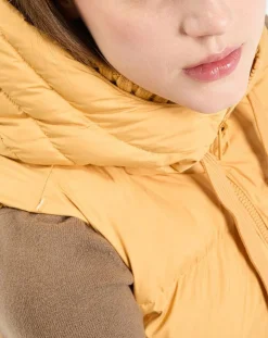 Femme Marc O'Polo Manteaux^Doudoune sans manches à capuche jaune