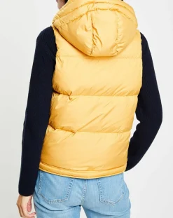 Femme Marc O'Polo Manteaux^Doudoune sans manches à capuche jaune