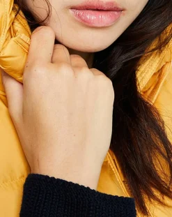 Femme Marc O'Polo Manteaux^Doudoune sans manches à capuche jaune