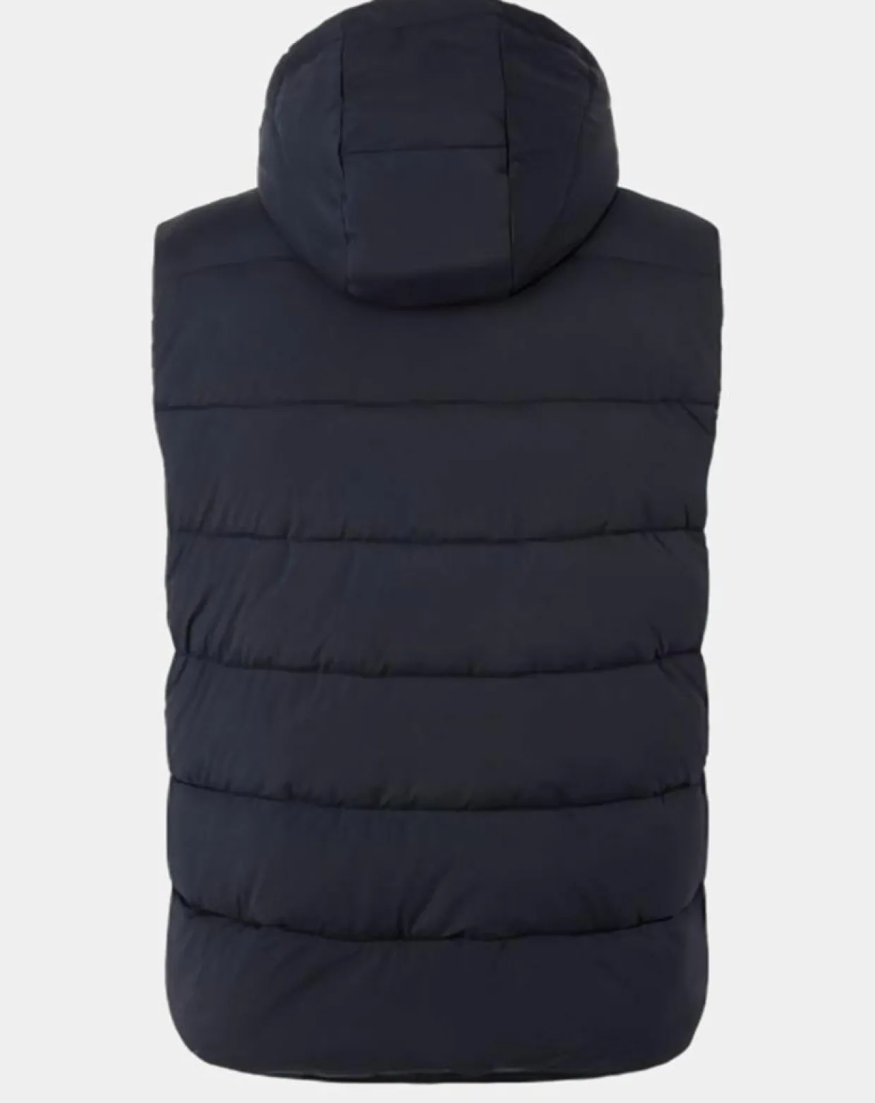Doudoune sans manches à capuche bleue-Hackett London Outlet