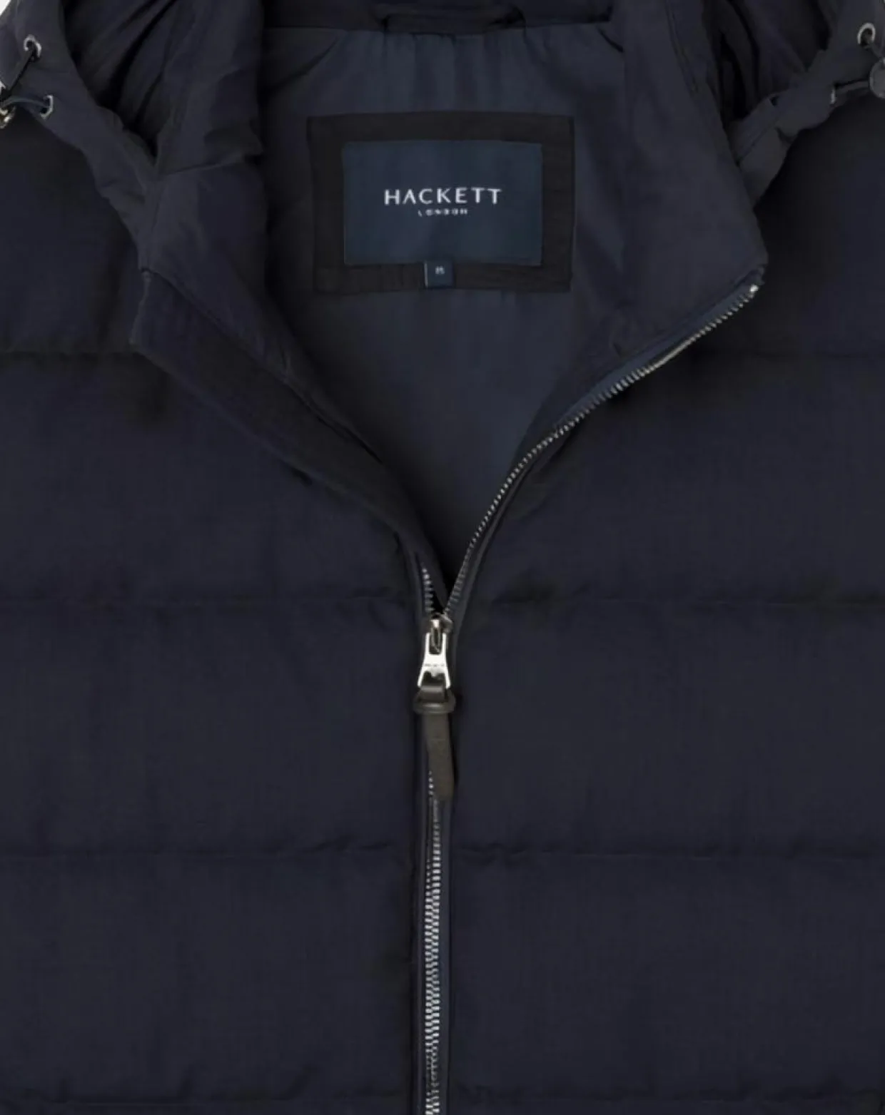 Doudoune sans manches à capuche bleue-Hackett London Outlet