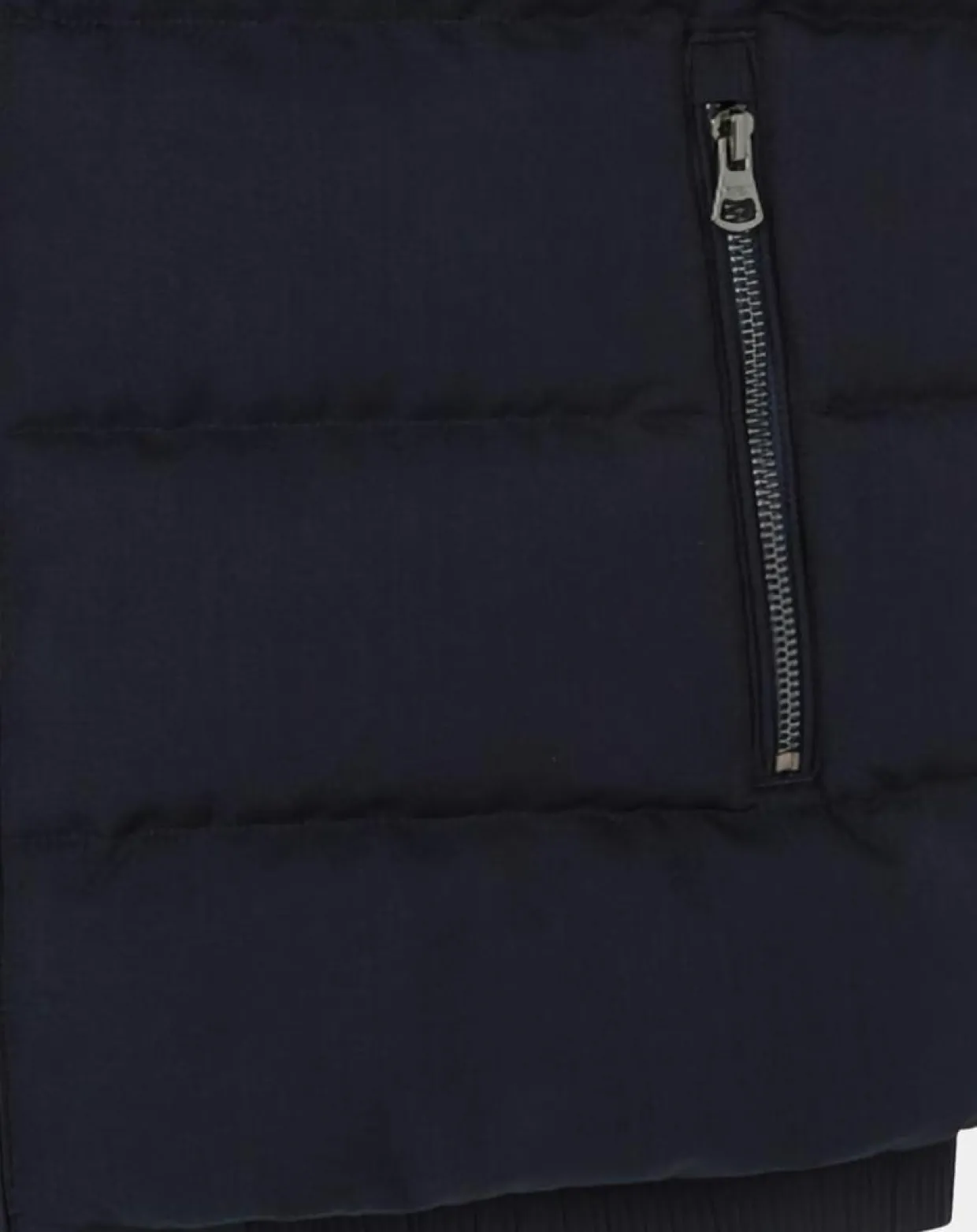 Doudoune sans manches à capuche bleue-Hackett London Outlet