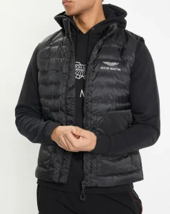 Homme Hackett London Manteaux^Doudoune sans manches Aston Martin Racing noire