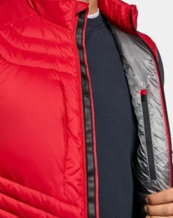 Doudoune sans manches Aston Martin Racing rouge/bleu-Hackett London Clearance