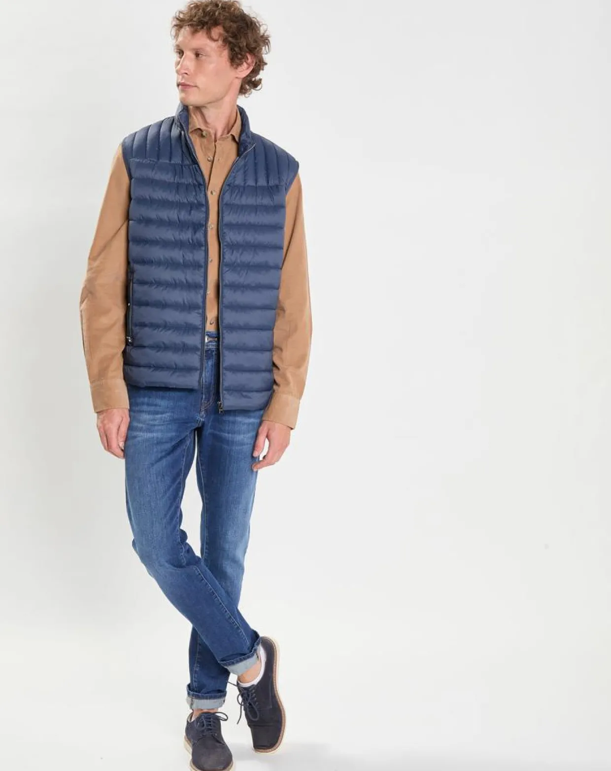 Homme Hackett London Manteaux^Doudoune sans manches bleu marine