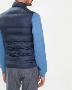 Homme Hackett London Manteaux^Doudoune sans manches bleu marine