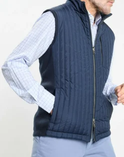 Homme Hackett London Manteaux^Doudoune sans manches bleue