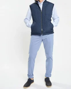 Homme Hackett London Manteaux^Doudoune sans manches bleue