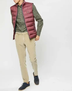 Doudoune sans manches bordeaux-Hackett London