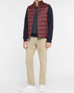 Doudoune sans manches bordeaux-Hackett London