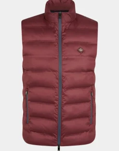 Doudoune sans manches bordeaux-Hackett London