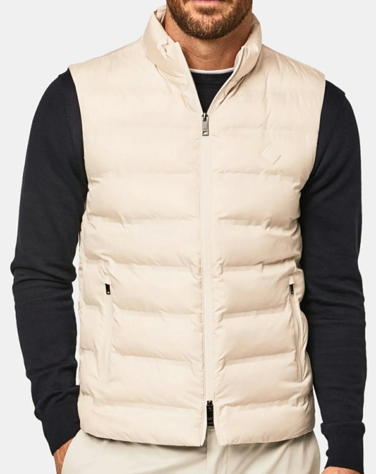Doudoune sans manches écrue-Hackett London Sale