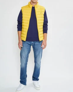 Doudoune sans manches jaune-Hackett London