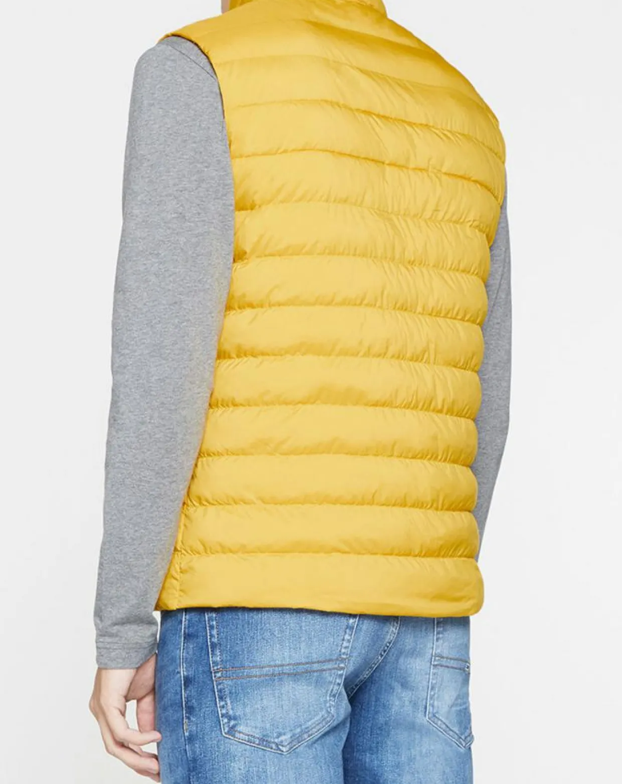 Doudoune sans manches jaune-Hackett London