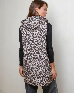 Doudoune sans manches Joséfine camel-L'Armoire de Suzette Clearance
