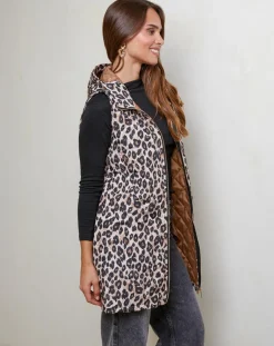 Doudoune sans manches Joséfine camel-L'Armoire de Suzette Clearance