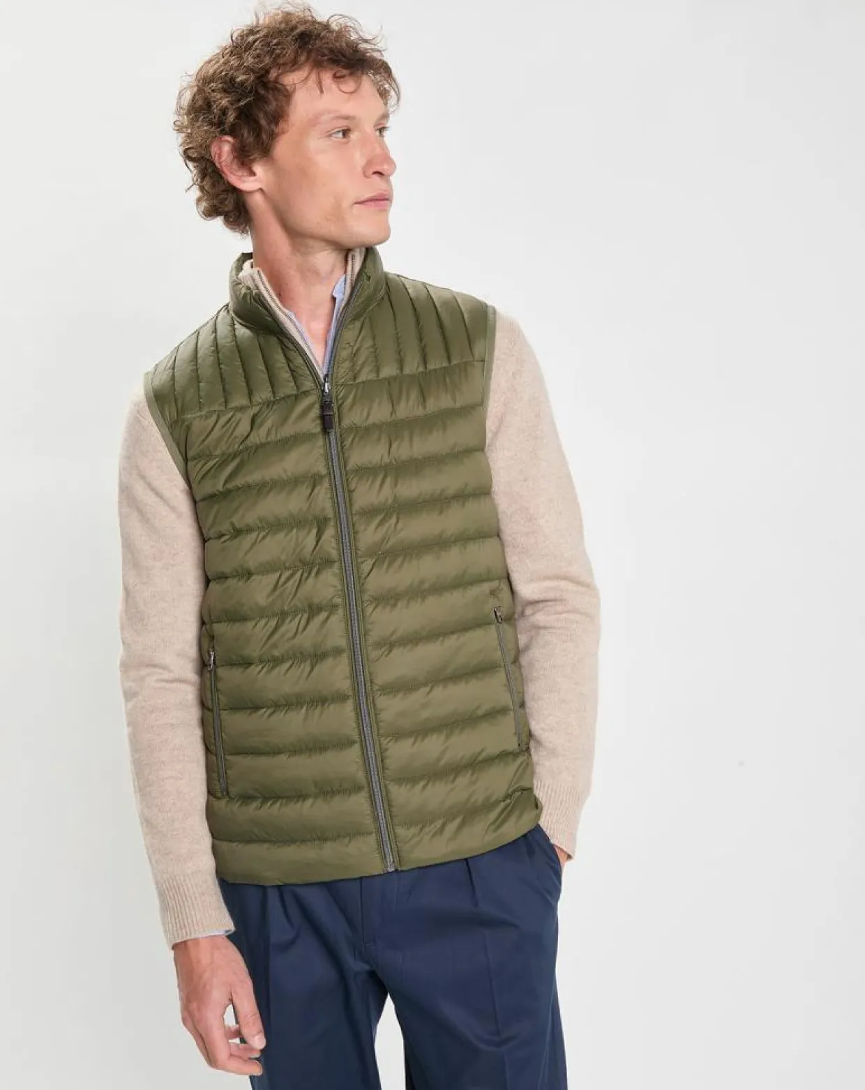 Doudoune sans manches kaki-Hackett London Discount
