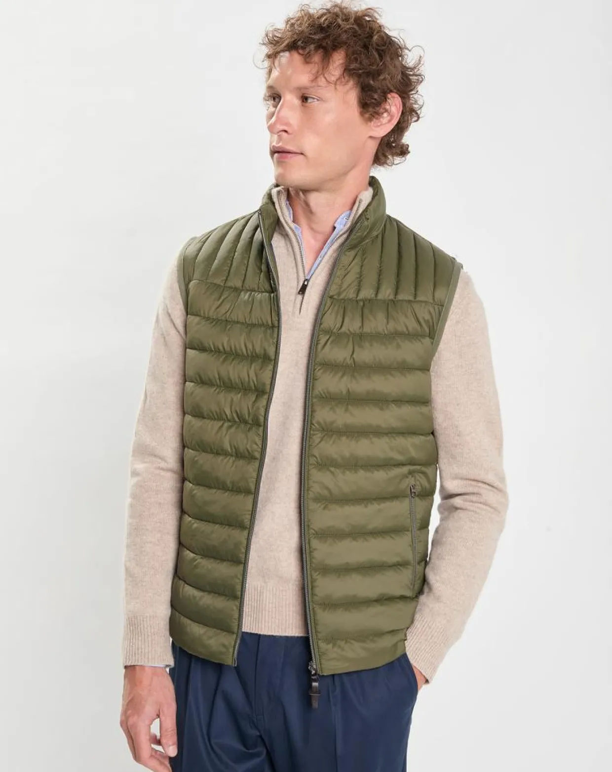 Doudoune sans manches kaki-Hackett London Discount